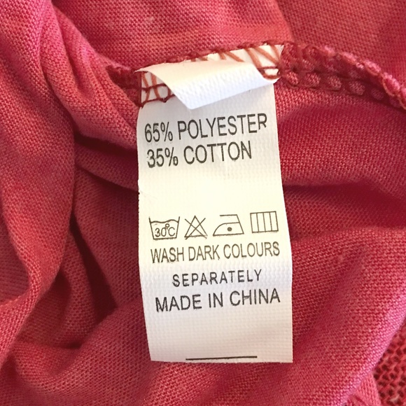 NEW Boho Red and Pink Layered Turtleneck Sweater - Picture 6 of 6